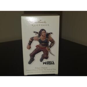 Hallmark Prince Dastan DISNEY 2010 Prince of Persia Ornament NIB 02152 NEW BOXED